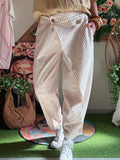 Pantalon Stéphane rayures camel