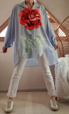 Chemise Oversize fleur