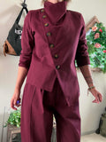 Veste bordeaux Agathe du 36 au 42
