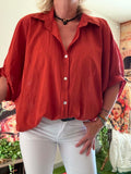 Blouse Iconic Terracotta