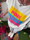 Tee-shirt Pink Love Sun