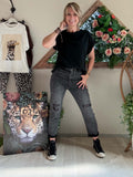 Tee-shirt Rock Chic noir du 36 au 44