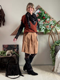 Pull sans manches Gaby terracotta du 36 au 42