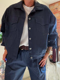 Veste City bleu marine du 38 au 48