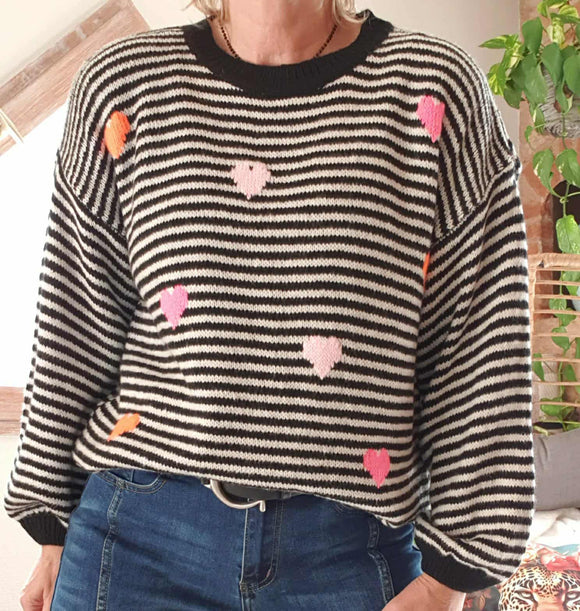 Pull petit coeur