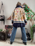 Veste bohème multicolore Amour du 36 au 44/46