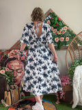 Robe Chezenne blanc/bleu