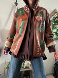 Veste terracotta bohème du 36 au 44/46