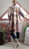 Veste longue Frida pastel