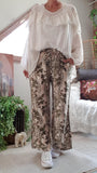 Pantalon Agathe Kaki
