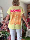 Tee-shirt Iconic jaune