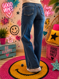 Jeans Straight Leg Bleu Denim du 38 au 48