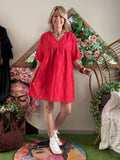 Robe Magalie rouge