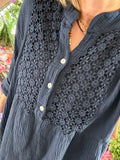 Blouse Josephine bleu marine