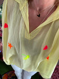 Blouse jaune Tina