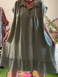 Robe Cécile Kaki du 38 au 52