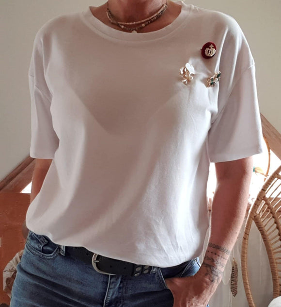 Tee-shirt Queen blanc