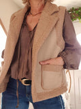Gilet Marion camel