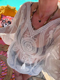 Haut Dentelle Rosa