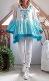 Blouse Symi turquoise