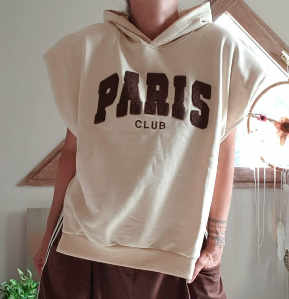 Sweat Paris beige
