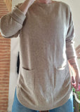 Pull Sonia taupe