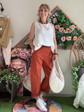 Pantalon Susanna rouille
