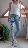 Jeans Marguerite bleu